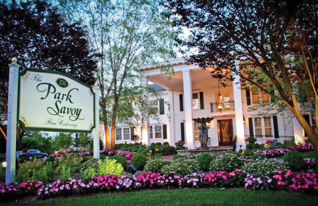The Park Savoy Estate Historic Garden Wedding Venue In Nj The Park Savoy Estate Twilight