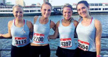 Gotham Versatile Training | Personalized Fitness Gotham Versatile Training, Hannah, 2nd from left, & 3 of her brides after a Gotham VT 10k run.