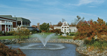 Birchwood Manor, garden panorama