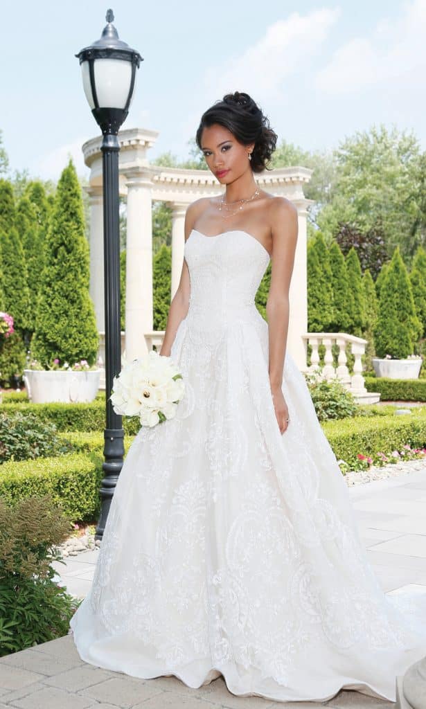 Oleg Cassini CWG635, $1750). Ariston Flowers.