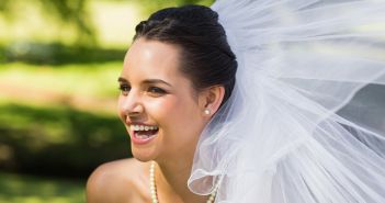 Dental Serenity, bride in park