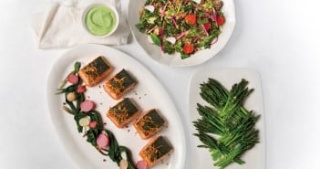 Specialty Wedding Menus Nuhma New York, Nori-Crusted Salmon
