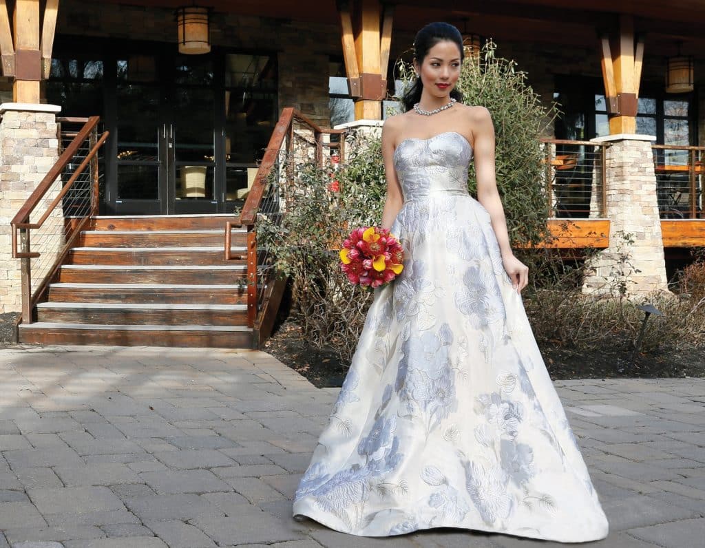 Oleg Cassini (CWG734, $1250), Ariston Florist