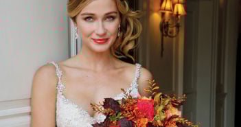 PMK Floral Arts | Floral Gallery Bouquet: PMK Floral Arts. Gown: Eve of Milady (4349, $6250)