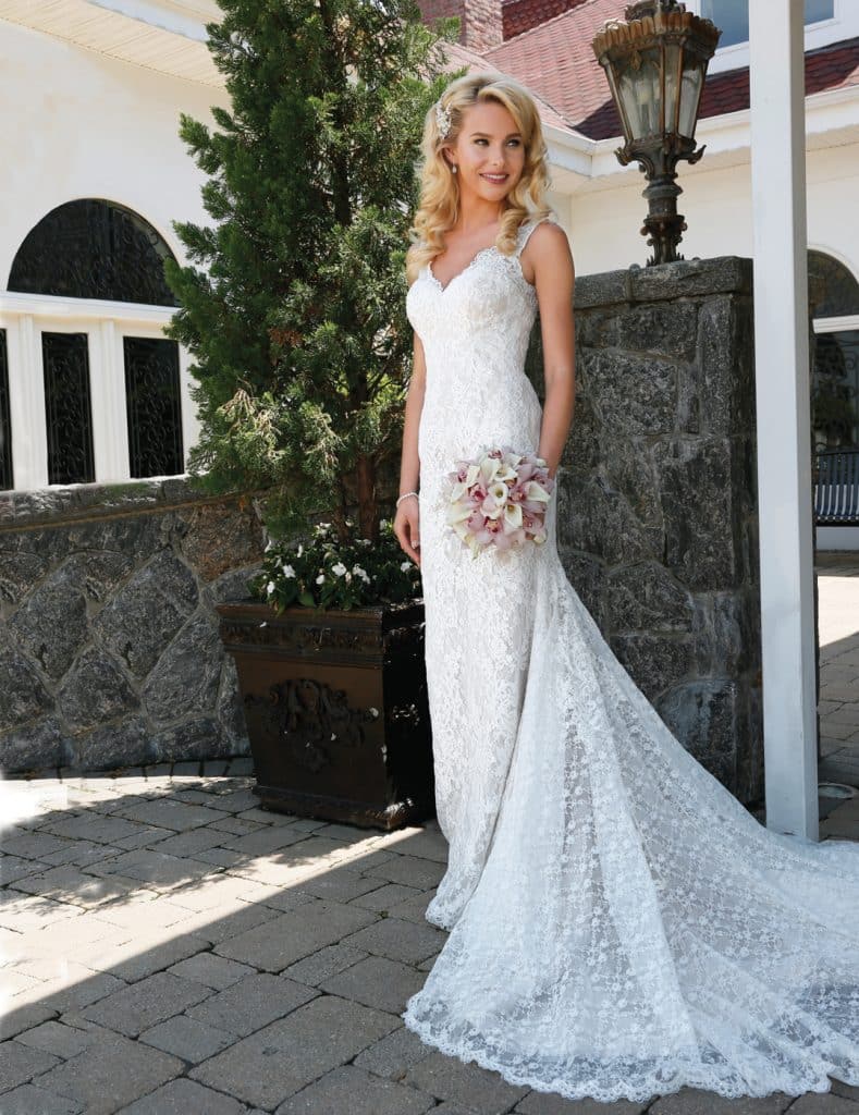 Oleg Cassini at David's Bridal (CWG 747, $1358)