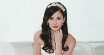 Bridal Looks at Waterside Restaurant Gown: Oleg Cassini (CWG568, $1358), Ariston Flowers