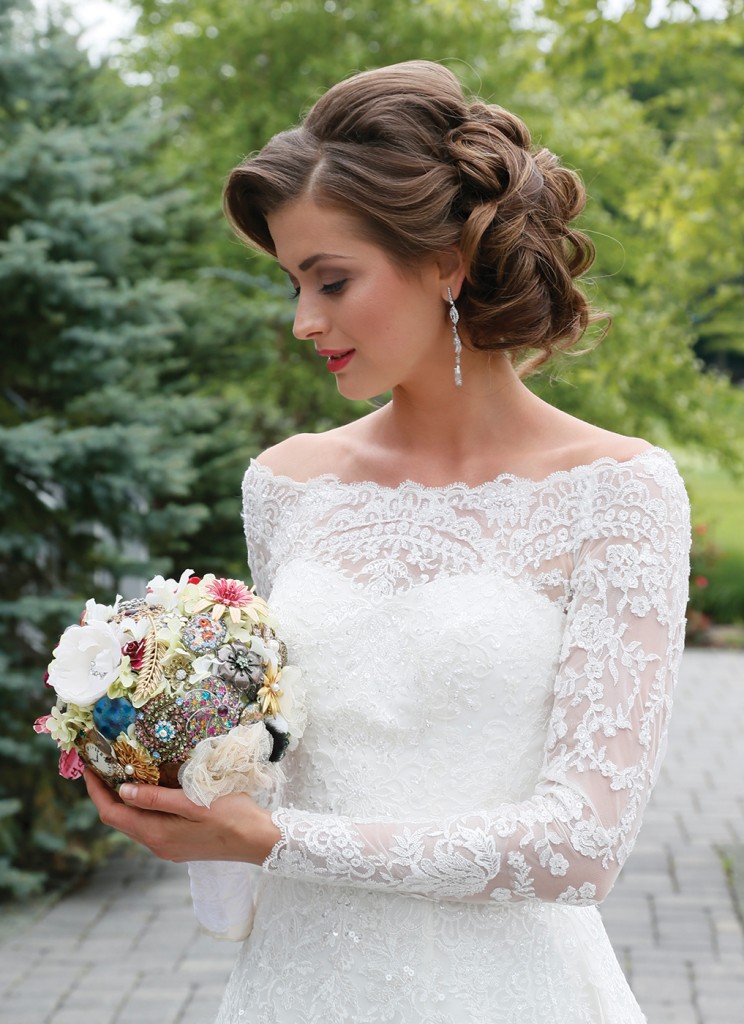 Wedding Flowers by Forever Brooch Bouquet