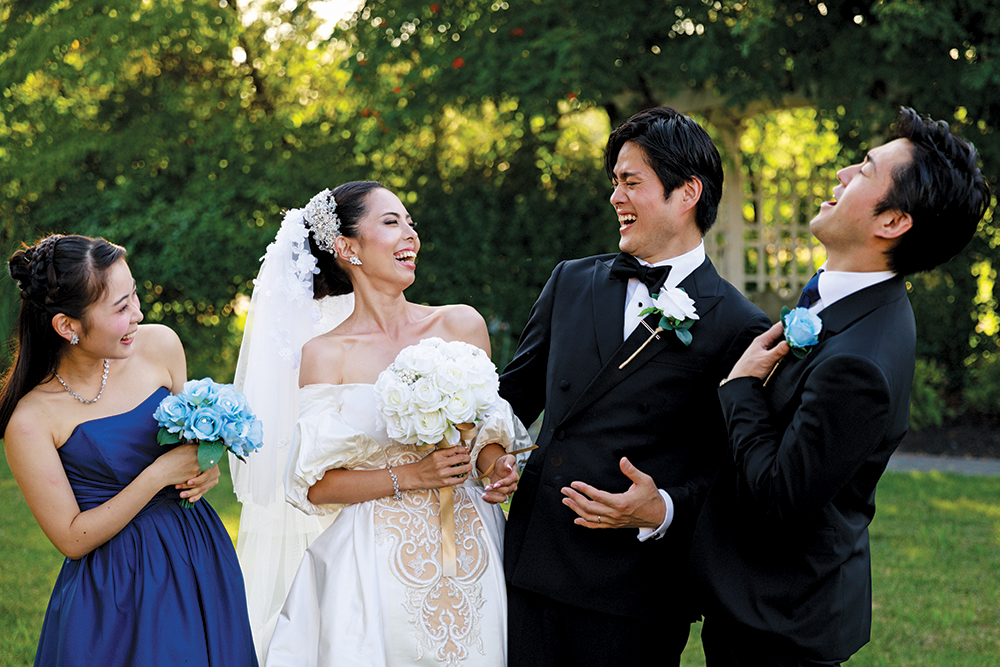 Kazue & Satoshi's Garden Wedding at Birchwood Manor
