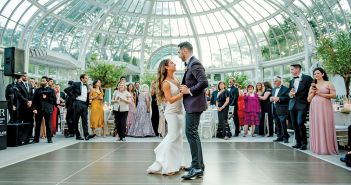 Stephanie & Michael's wedding at Brooklyn Botanic Garden